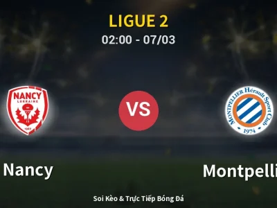 Kết Quả: Nancy 0-3 Montpellier – Highlight & Bàn Thắng | Ligue 2