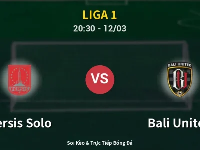 🔴 Trực Tiếp: Persis Solo 0-0 Bali United – Link Xem Liga 1 (Full HD)