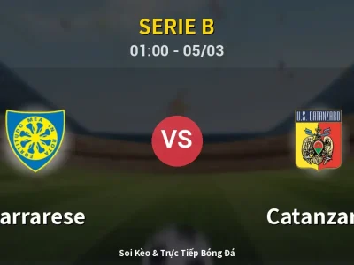 Kết Quả: Carrarese 3-3 Catanzaro – Highlight & Bàn Thắng | Serie B