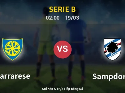 Kết Quả: Carrarese 2-0 Sampdoria – Highlight & Bàn Thắng | Serie B