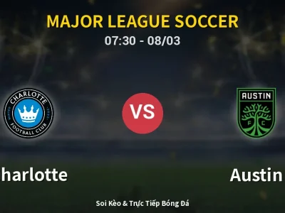 Kết Quả: Charlotte 3-1 Austin – Highlight & Bàn Thắng | Major League Soccer