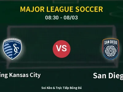 Kết Quả: Sporting Kansas City 0-1 San Diego – Highlight & Bàn Thắng | Major League Soccer