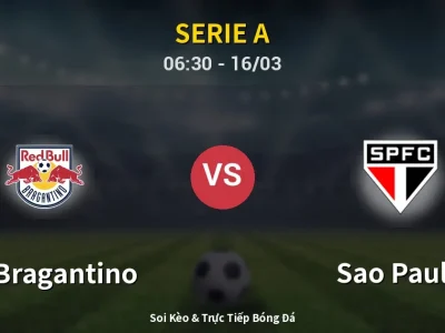 Kết Quả: RB Bragantino 1-2 Sao Paulo – Highlight & Bàn Thắng | Serie A