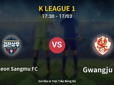 Kết Quả: Gimcheon Sangmu FC 1-1 Gwangju FC – Highlight & Bàn Thắng | K League 1