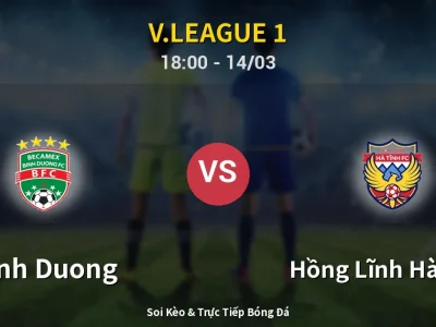 Kết Quả: Binh Duong 2-0 Hồng Lĩnh Hà Tĩnh – Highlight & Bàn Thắng | V.League 1