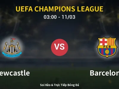 Kết Quả: Newcastle 1-1 Barcelona – Highlight & Bàn Thắng | UEFA Champions League