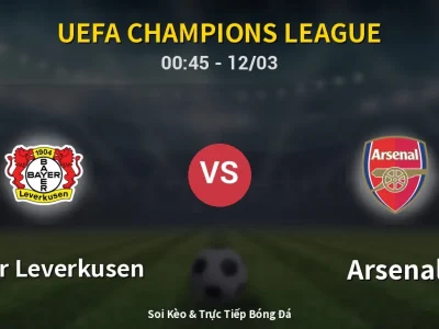 Kết Quả: Bayer Leverkusen 1-1 Arsenal – Highlight & Bàn Thắng | UEFA Champions League