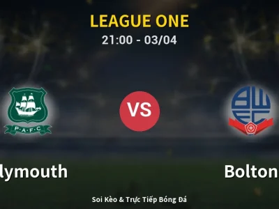 🔴 Trực Tiếp: Plymouth 1-2 Bolton – Link Xem League One (Full HD)
