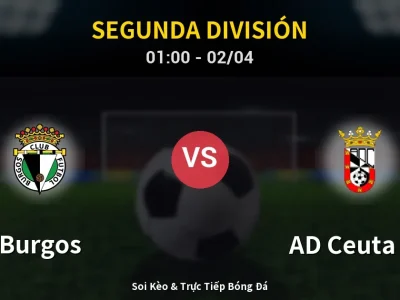Kết Quả: Burgos 1-1 AD Ceuta FC – Highlight & Bàn Thắng | Segunda División