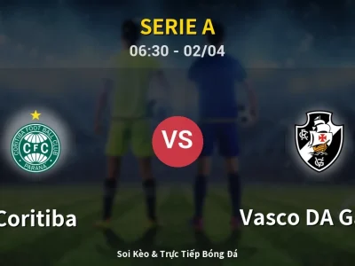 Kết Quả: Coritiba 1-1 Vasco DA Gama – Highlight & Bàn Thắng | Serie A