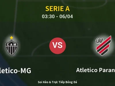 Soi Kèo Atletico-MG vs Atletico Paranaense – 03:30 06/04 | Nhận Định, Dự Đoán Tỷ Số