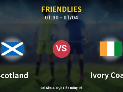 Kết Quả: Scotland 0-1 Ivory Coast – Highlight & Bàn Thắng | Friendlies