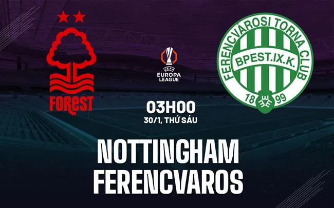 nhan dinh bong da du doan Nottingham vs Ferencvaros cup c2 chau au europa league hom nay