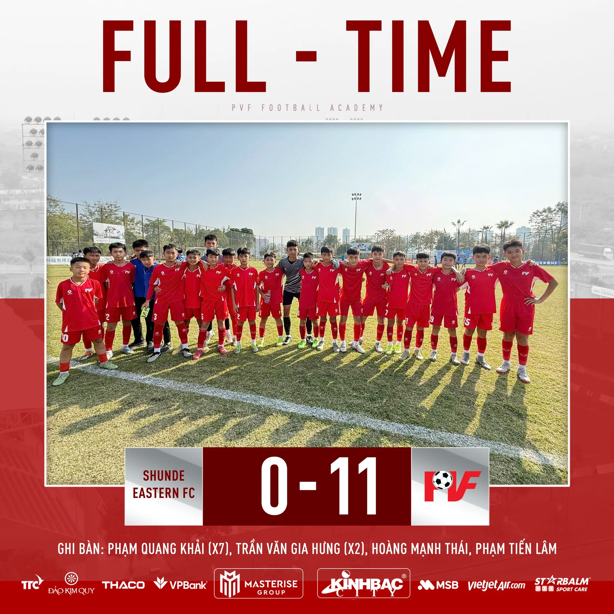 Đội Trung Quốc thua đại diện của Việt Nam đến 11 bàn 1