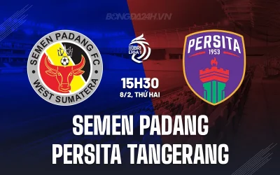 Semen Padang vs Persita Tangerang: Chủ nhà đại chiến, kèo nào thắng lớn? 1